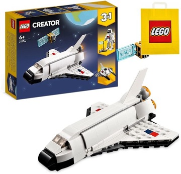 LEGO CREATOR 31134 STATEK KOSMICZNY KOSMOS RAKIETA KOSMICZNA 3 W 1 PROM 3W1