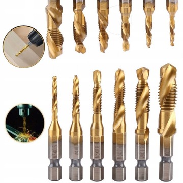 6 шт. СВЕРЛА HSS M3-M10