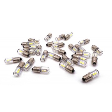 Светодиодная лампа E10 6В белая 300лм