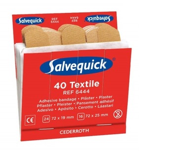 Plastry tekstylne CEDERROTH Salvequick (REF-6444)