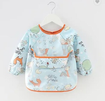 ФАРТУК-КОМБИНЕЗОН с ДЛИННЫМИ рукавами и карманом