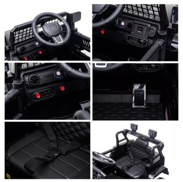 JEEP AUTO CAR ПИТАНИЕ ОТ АККУМУЛЯТОРА 12 В ПУЛЬТ ДИСТАНЦИОННОГО УПРАВЛЕНИЯ 2.4G MP3 AMORY LIGHTS MELODIES