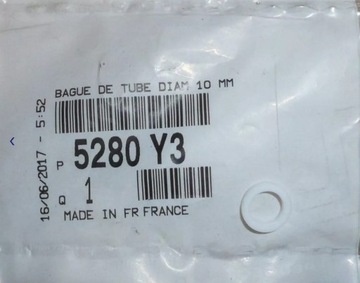 Uszczelka Przewodu Hydraulicznego 5280Y3 5280.Y3 Citroen C5 III Oryginał