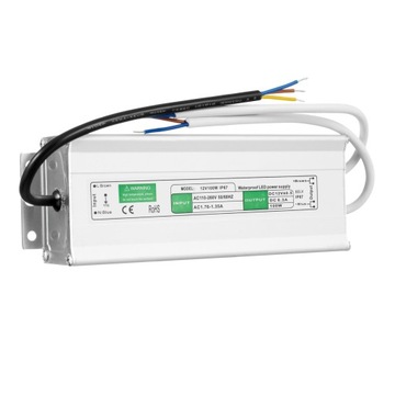 Zasilacz impul herm 12V 100W 8,33A IP67 ZAH-100-12