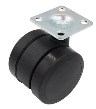 Kółka meblowe obrotowe fi 50 mm gumowane 40 kg