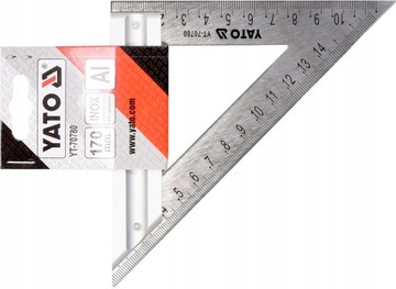 YATO EKIERKA METALOWA 170 MM ZE STOPKĄ YT-70780