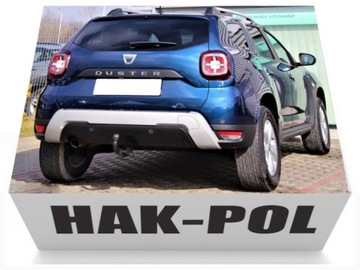 DACIA DUSTER 2 II 2010-2021 hak holowniczy z MODUŁEM +7/13 2WD 4WD AWD