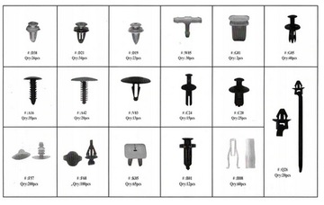 АВТОМОБИЛЬНЫЕ ЗАЖИМЫ, ЗАЖИМЫ ДЛЯ ОБИВКИ, ЗАЖИМЫ 720