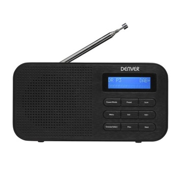 Radio przenośne Denver DAB-42, DAB+, FM, czarne