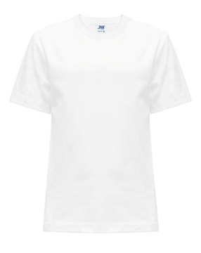 DZIECIĘCA KOSZULKA T-SHIRT NA WF BIAŁA BAWEŁNA 146