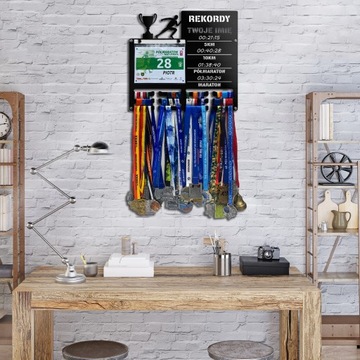 Вешалка для медалей и стартовых номеров RUN RUNNING RECORDS наименование 348.1