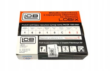 ДВЕРНАЯ ВСТАВКА LOB LOBIX 35/40 СЕРТИФИКАТ КЛАСС 6C