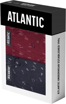 ATLANTIC LUŹNE BOKSERKI MĘSKIE SZORTY 2MBX013 *M*