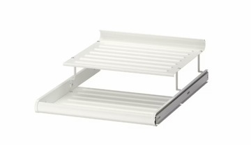 IKEA KOMPLEMENT Wysuwana półka na buty, biały, 50x58 cm