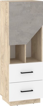 Regał Endgrain Beton 50cm PAKO różne kolory CR