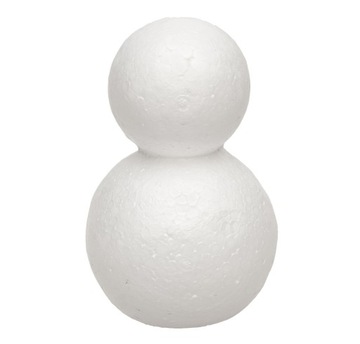 Bałwanek Bałwan Styropianowy 14cm. Dekoracja