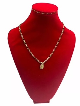 WYRÓB JUBILERSKI ŁANCUSZEK 375 DŁ : 46CM+ ZAWIESZKA