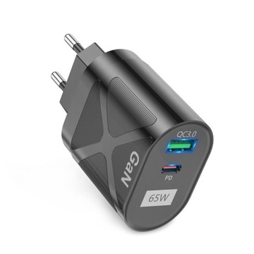 SZYBKA ŁADOWARKA SIECIOWA USB C 65W GAN PD FASTON