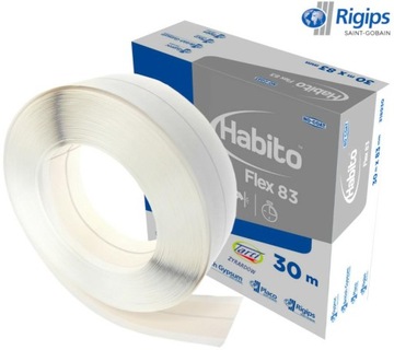 Taśma RIGIPS HABITO FLEX83 FLEXIBLE CORNER NO-COAT