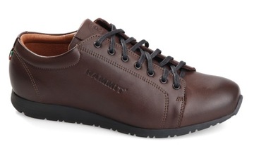 brązowe skórzane półbuty sneakersy Rammit 1741/1L