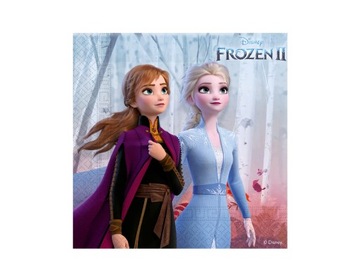 Serwetki urodzinowe Frozen 2, Kraina Lodu 2,16 szt