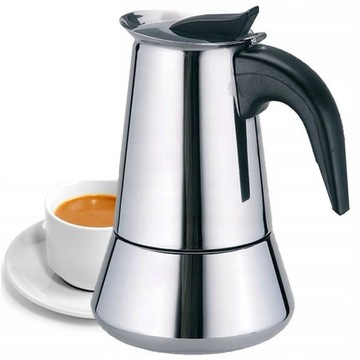 Zaparzacz do kawy Kawiarka espresso stalowy 4 filiżanek indukcja gaz