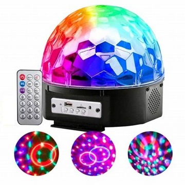 PROJEKTOR XXL KULA DISCO+PILOT +BLUETOOTH +GŁOŚNIK