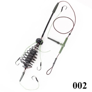 30-80g Carp Fishing Bait Cage Line Group High Carbon Steel Metal Feeder Hoo