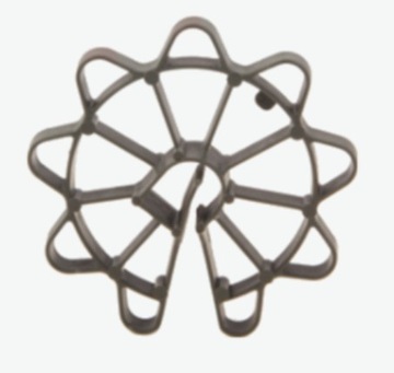 Dystans pionowy PCV gwiazdka 30mm -100sz