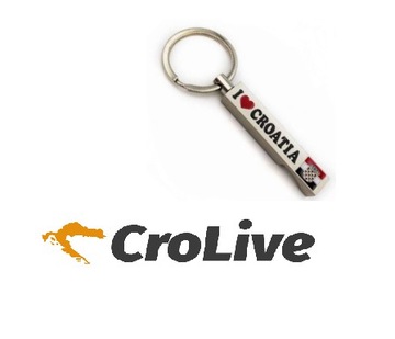Brelok z Chorwacji! Świetny upominek z wakacji! Otwieracz. I love Croatia.