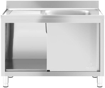 Szafka 120cm ze zlewem Royal Catering RC-IKS07