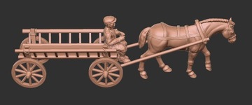 Гражданская тележка v1 28 мм