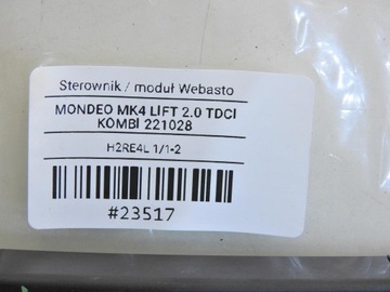 МОДУЛЬ КОНТРОЛЛЕРА WEBASTO FORD MONDEO MK4 LIFT