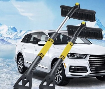 Szczotka do odśnieżania ze skrobaczką teleskopowa 70-100,5cm do busa suva