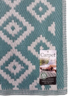 НАРУЖНЫЙ КОВЕР ДЛЯ БАЛКОНА ИЛИ ТЕРРАСЫ 120 x 180 ВОДОНЕПРОНИЦАЕМЫЙ БОЛЬШОЙ ЧЕРНЫЙ