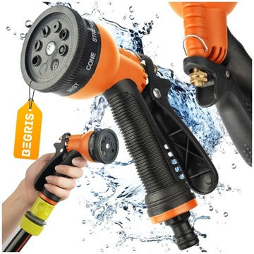 ВОДОПИСТОЛЕТ ДЛЯ 8-ФУНКЦИОНАЛЬНОГО САДОВОГО ШЛАНГА