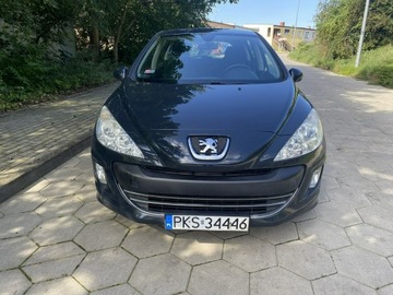 Peugeot 308 I Hatchback 5d 1.6 VTi 120KM 2008 Peugeot 308 Zarejestrowany Benzyna + LPG Klima, zdjęcie 1