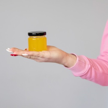 БАНКА 100 мл ПИЩЕВЫЙ КОНТЕЙНЕР ДЛЯ ПРИГОТОВЛЕНИЯ МЕДОВОГО ВАРЕНИЯ стеклянные банки 5X