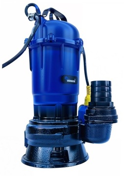 POMPA DO WODY BRUDNEJ SZAMBA Z ROZDRABNIACZ-EM 3850W ZATAPIALNA PŁYWAK-IEM