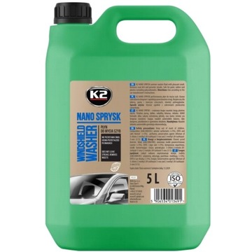 K2 Nano Sprysk LETNI płyn do spryskiwaczy 5L