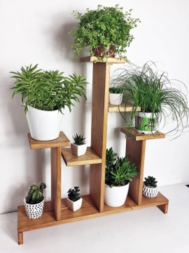Деревянная подставка для садовых цветов, подставка, полка