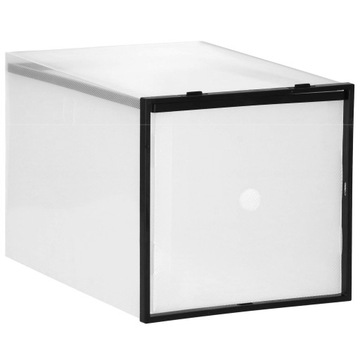 КОРОБКА-КОНТЕЙНЕР-ОРГАНИЗАТОР ДЛЯ ОБУВИ С ЯЩИКОМ ДЛЯ ШКАФА 20,5х28х20см