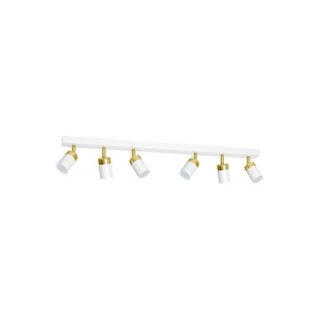Lampa listwa biało-złota 6xGU10 JOKER EKO-LIGHT