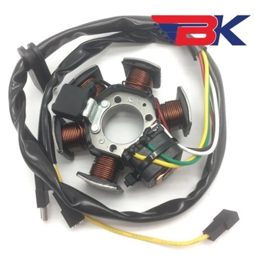 tojana Alternator stojan Magneto cewka dla Peugeot XP6 XPS XP6S XR6 50 50cc