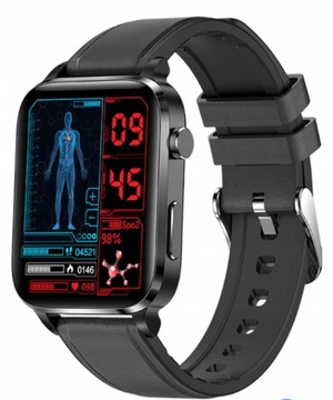 SmartWatch W909 Glukometr Ciśnieniomierz Laserowy