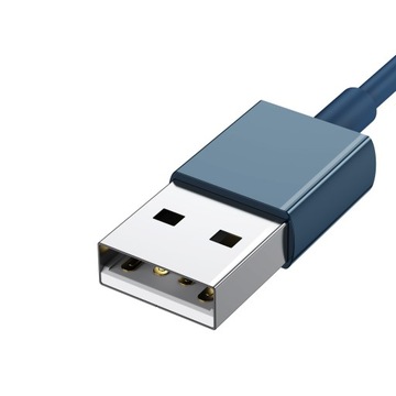 BASEUS MOCNY KABEL 3w1 USB PRZEWÓD do IPHONE MICRO TYP-C USB-C 3.5A 150Cm