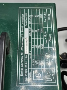 PARKSIDE PESG 120 A1 (1148/22) СВАРОЧНЫЙ МАШИНА