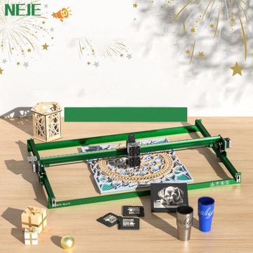 Новый лазерный гравер/резак NEJE MAX 4 E80 750 x 460 мм 750 мм/с