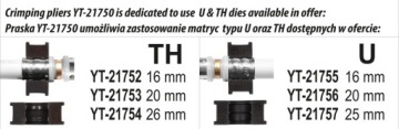 ГРУНТОВОЧНАЯ МАШИНА ДЛЯ ТРУБНЫХ ПРЕССОВ PEX-AL-PEX TH16 - 26 YATO