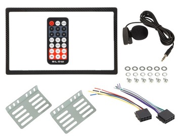 АВТОМОБИЛЬНЫЙ РАДИО 2-DIN BLUETOOTH USB SD RDS ЖК-дисплей RGB МИКРОФОН ПУЛЬТ ПУЛЬТА